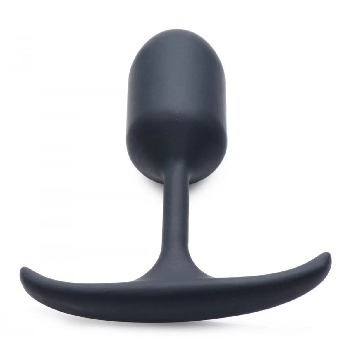 XR Brands® Brands Heavy Hitters Weighted Silicone Anal Plug – Internal Metal Weight Flexible Base S–XL