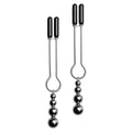 XR Brands® Brands Master Series Adorn Triple Bead Nipple Clamp Set Silver