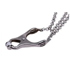XR Brands® Brands Master Series Affix Triple Chain Nipple Clamps Silver