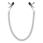 XR Brands® Brands Master Series Ox Bull Nose Nipple Clamps – Adjustable Screw Vinyl Tips Silver