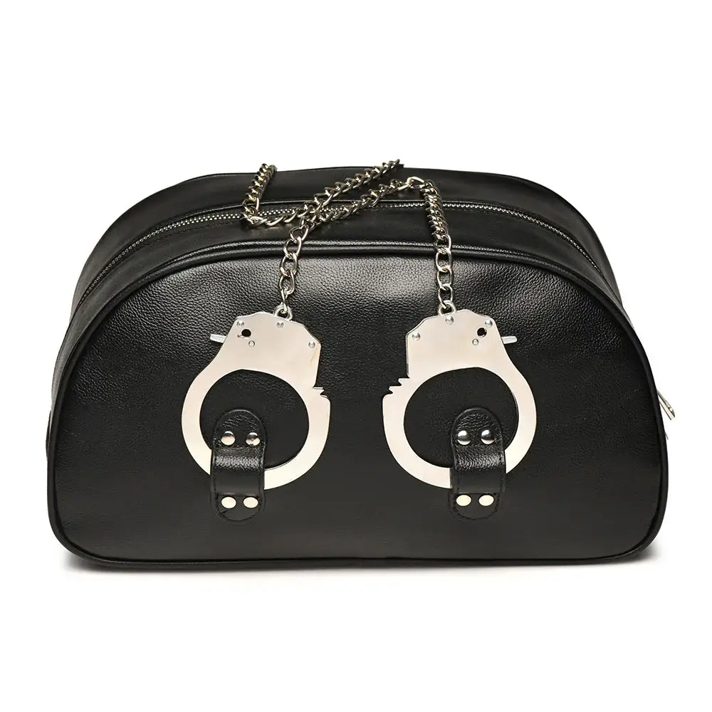 Master Series® Cuffed and Loaded Travel Bag with Handcuff Handles - Storage