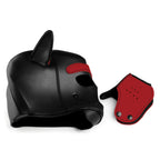 XR Brands® Brands Master Series Spike Neoprene Puppy Hood | Snap-On Muzzle Adjustable Ears Petplay