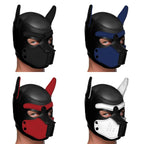 XR Brands® Brands Master Series Spike Neoprene Puppy Hood | Snap-On Muzzle Adjustable Ears Petplay