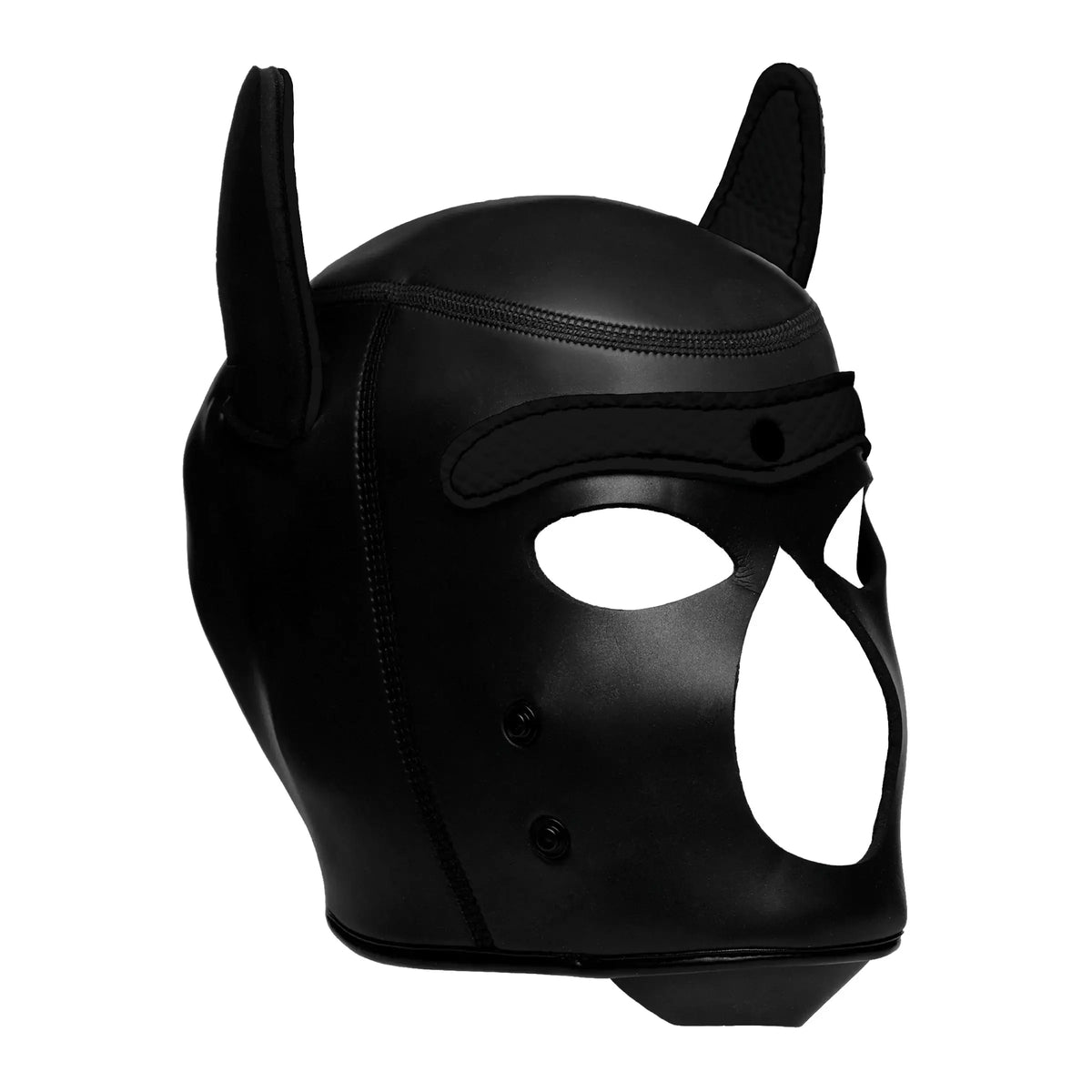 XR Brands® Brands Master Series Spike Neoprene Puppy Hood | Snap-On Muzzle Adjustable Ears Petplay