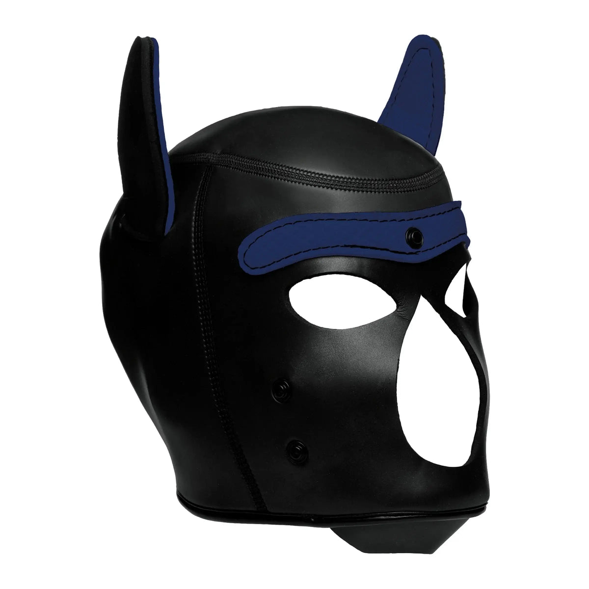 XR Brands® Brands Master Series Spike Neoprene Puppy Hood | Snap-On Muzzle Adjustable Ears Petplay