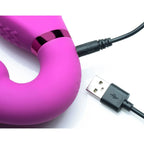 XR Brands® Brands Strap U Inflatable Ergo-Fit Strapless Strap-On | Remote Control Dual Motors G-Spot Shaft Hot Pink