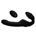 XR Brands® Brands Strap U Pro Rider Strapless Strap-On | Dual Motors 9 Modes Wireless Remote Black