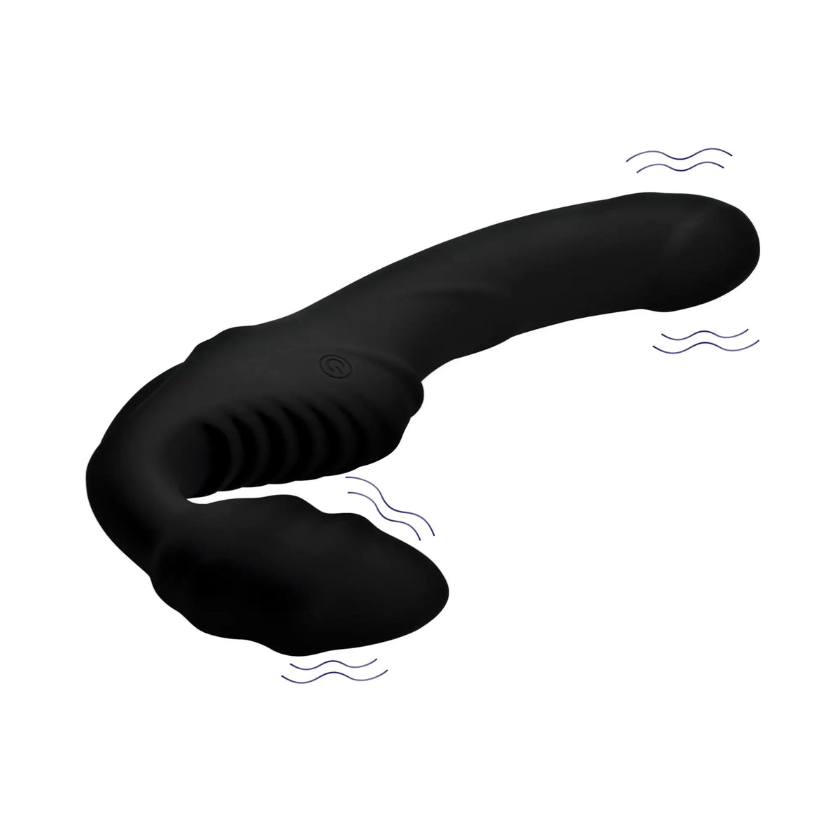 XR Brands® Brands Strap U Pro Rider Strapless Strap-On | Dual Motors 9 Modes Wireless Remote Black