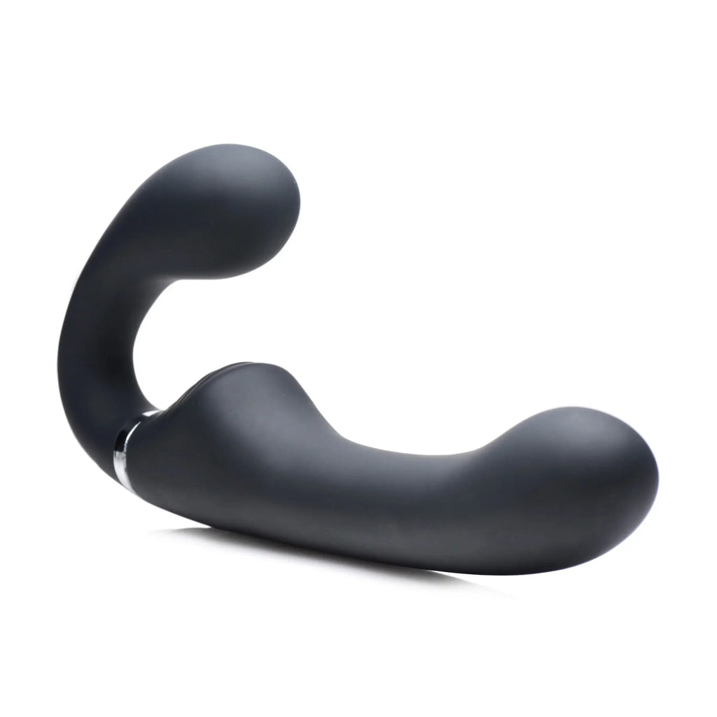 XR Brands® Brands Strap U Strapless Strap-On Vibrator | 10 Modes Wireless Remote G-Spot & Clit Stimulation