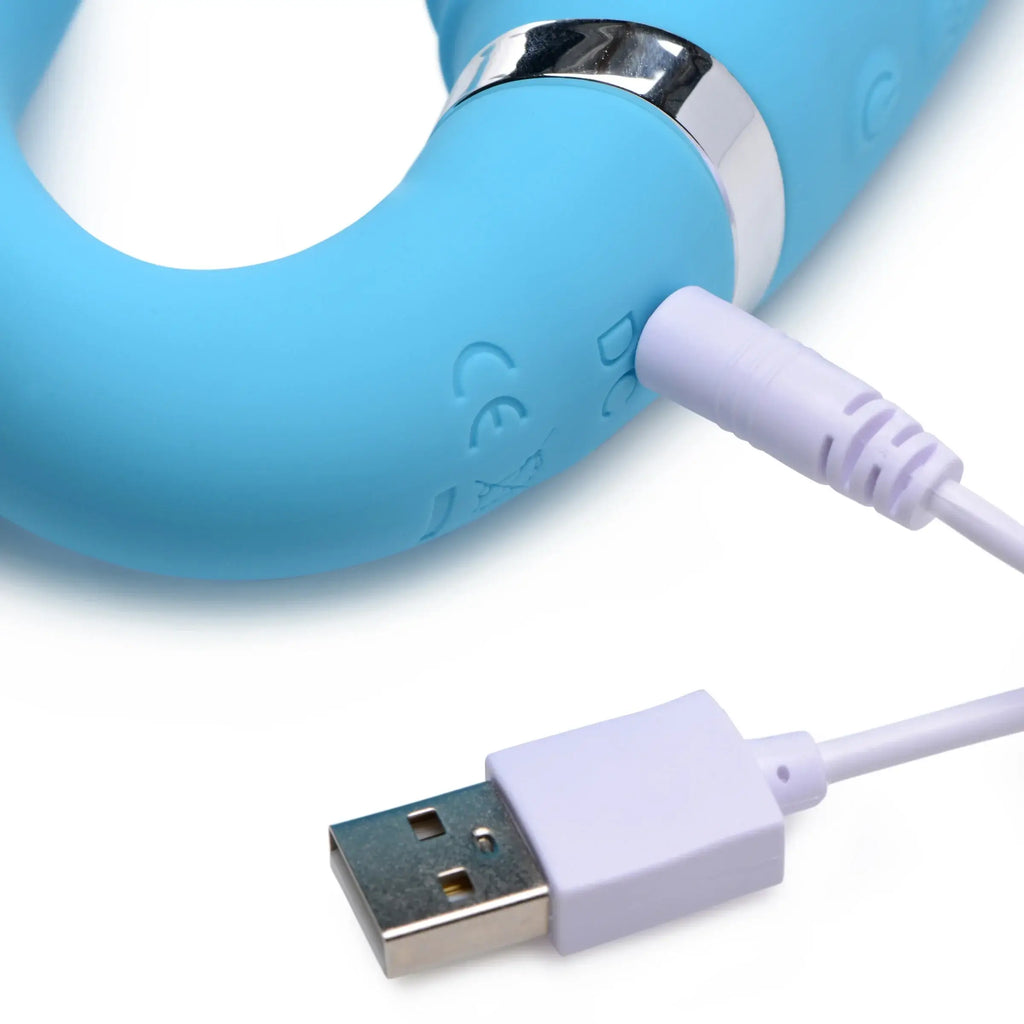 XR Brands® Brands Strap U Strapless Strap-On Vibrator | 10 Modes Wireless Remote G-Spot & Clit Stimulation
