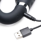XR Brands® Brands Strap U Strapless Strap-On Vibrator | 10 Modes Wireless Remote G-Spot & Clit Stimulation