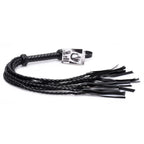 XR Brands® Brands Strict 8-Tail Braided Flogger Black