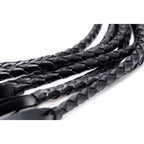 XR Brands® Brands Strict 8-Tail Braided Flogger Black