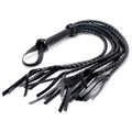 XR Brands® Brands Strict 8-Tail Braided Flogger Black