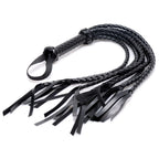 XR Brands® Brands Strict 8-Tail Braided Flogger Black