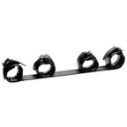 XR Brands® Brands Strict Spreader Bar – Ankle & Wrist Cuffs Locking Buckles Adjustable Black