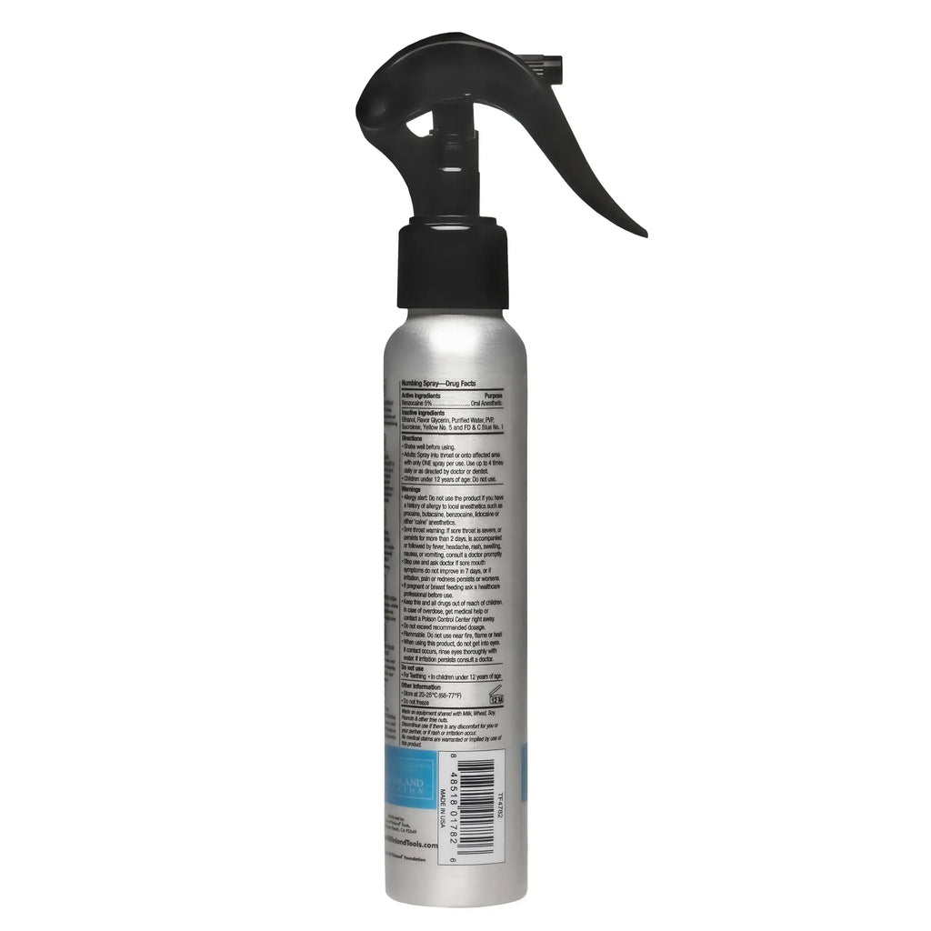 XR Brands® Brands Tom of Finland Deep Throat Spray – 5% Benzocaine Mint Flavor 4 fl. oz.