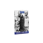 XR Brands® Brands Tom of Finland Screw You Anal Plug – Unique Design Premium Silicone Black