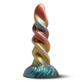 XR Brands® Celina Fairy Dildo – Fantasy Silicone with Spiral Ridge & Suction Cup | 8.1’’ Multicolor