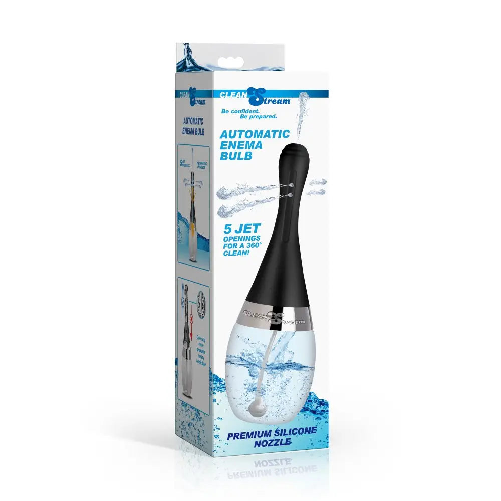 XR Brands® Clean Stream® Automatic Enema Bulb with 5 Jet Nozzle