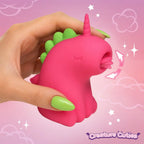 XR Brands® Creature Cuties Flickyhorn Clitoral Flicking Stimulator Hot Pink