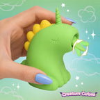 XR Brands® Creature Cuties Lickyhorn Clitoral Licking Stimulator Green