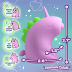 XR Brands® Creature Cuties Tappyhorn Clitoral Tapping Stimulator Lilac
