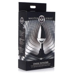 Master Series® Dark Invader Metal and Silicone Anal Plug - Butt