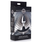 Master Series® Dark Invader Metal and Silicone Anal Plug - Butt