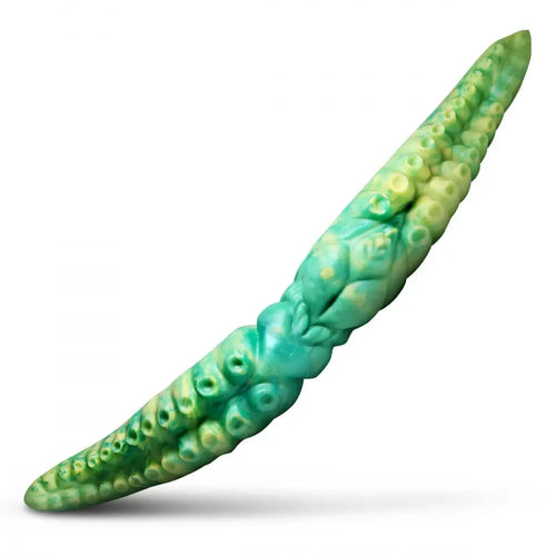 XR Brands® Dual Kraken Silicone Double Dildo – Double-Ended Fantasy Toy Green