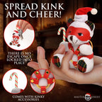 XR Brands® Holiday Bondage Bear Keychain