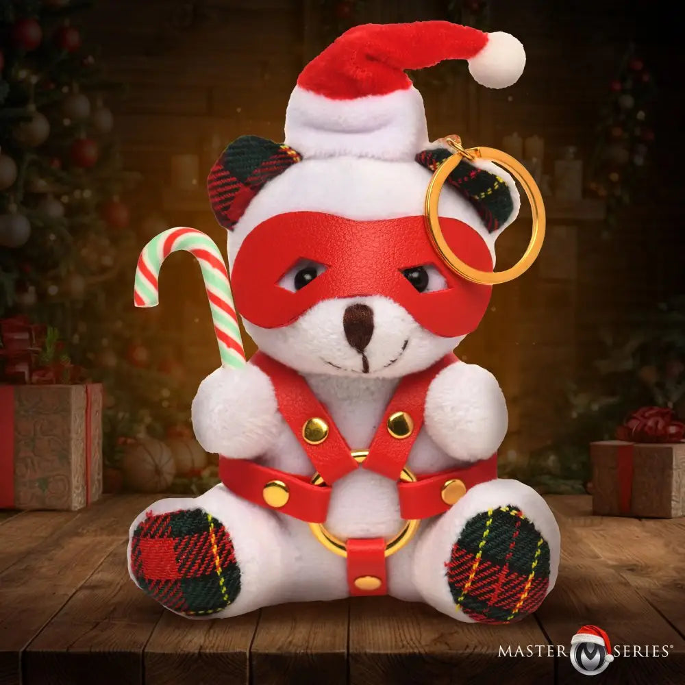 XR Brands® Holiday Bondage Bear Keychain