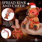 XR Brands® Holiday Bondage Bear Keychain