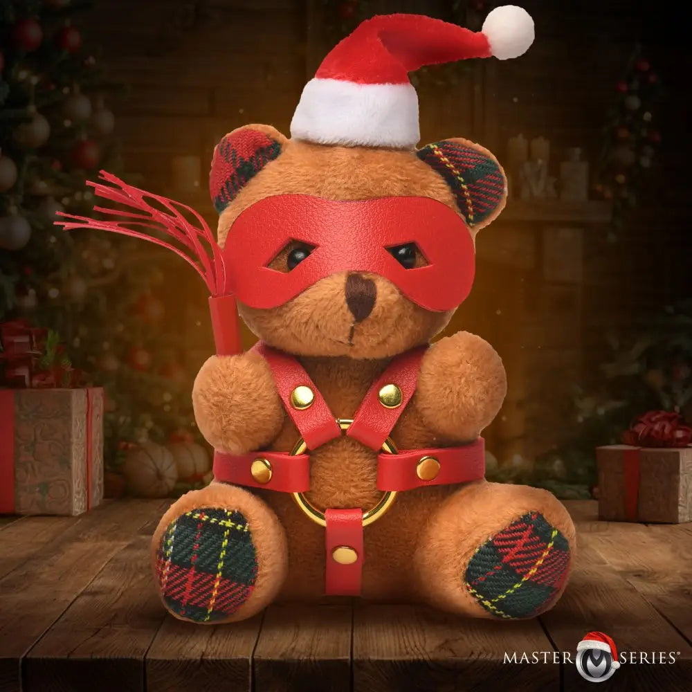 XR Brands® Holiday Bondage Bear Keychain