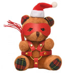 XR Brands® Holiday Bondage Bear Keychain Brown