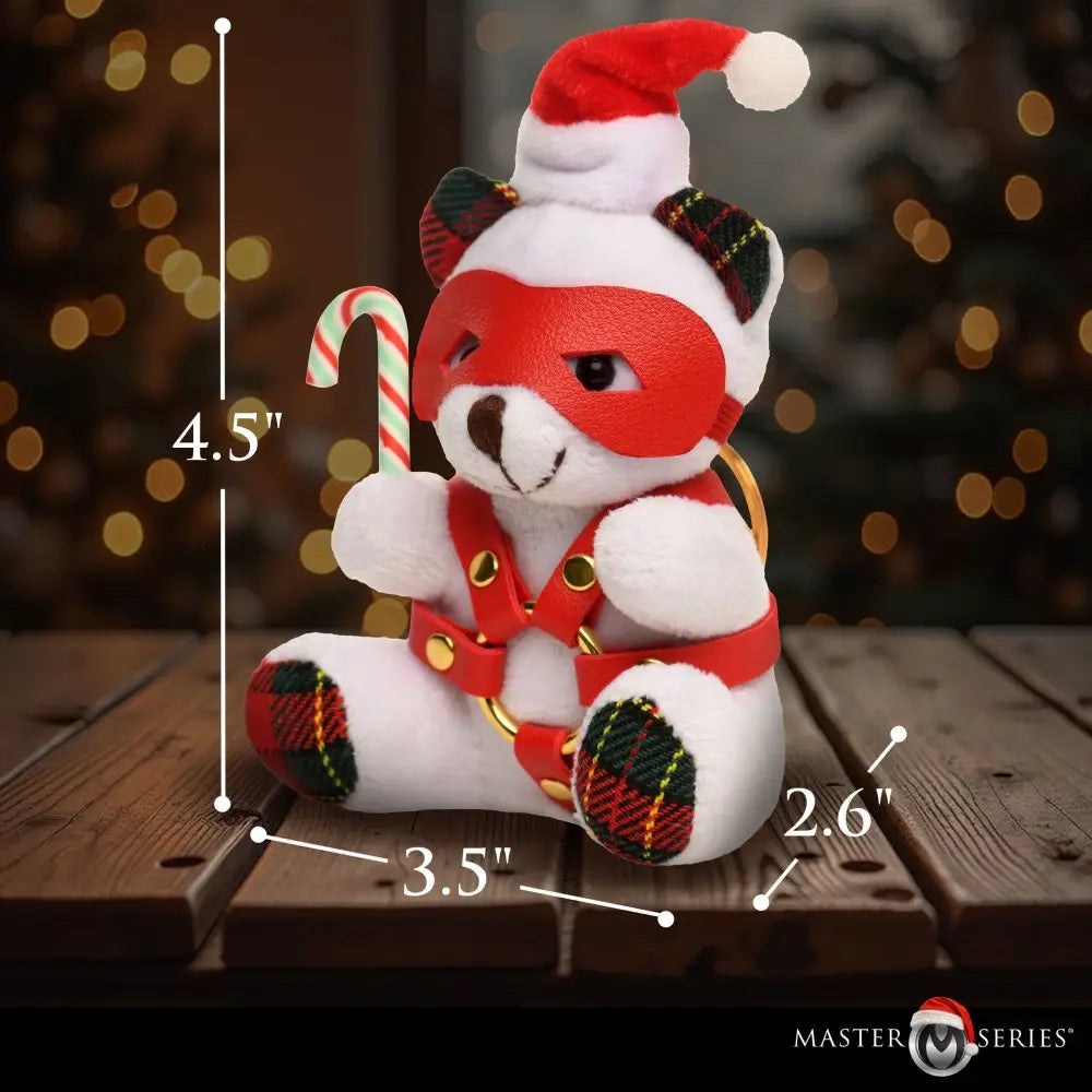 XR Brands® Holiday Bondage Bear Keychain