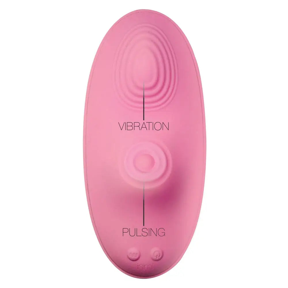XR Brands® inmi® The Pulse Slider Pulsing & Vibrating Silicone Pad with Remote - Rolik®