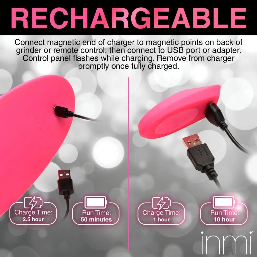 inmi® Spin n' Grind Rotating and Vibrating Silicone Grinder - Rolik®