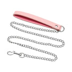 XR Brands® Kitty Bondage Set - Vegan Leather Restraints with Collar Cuffs & Paddle Pink