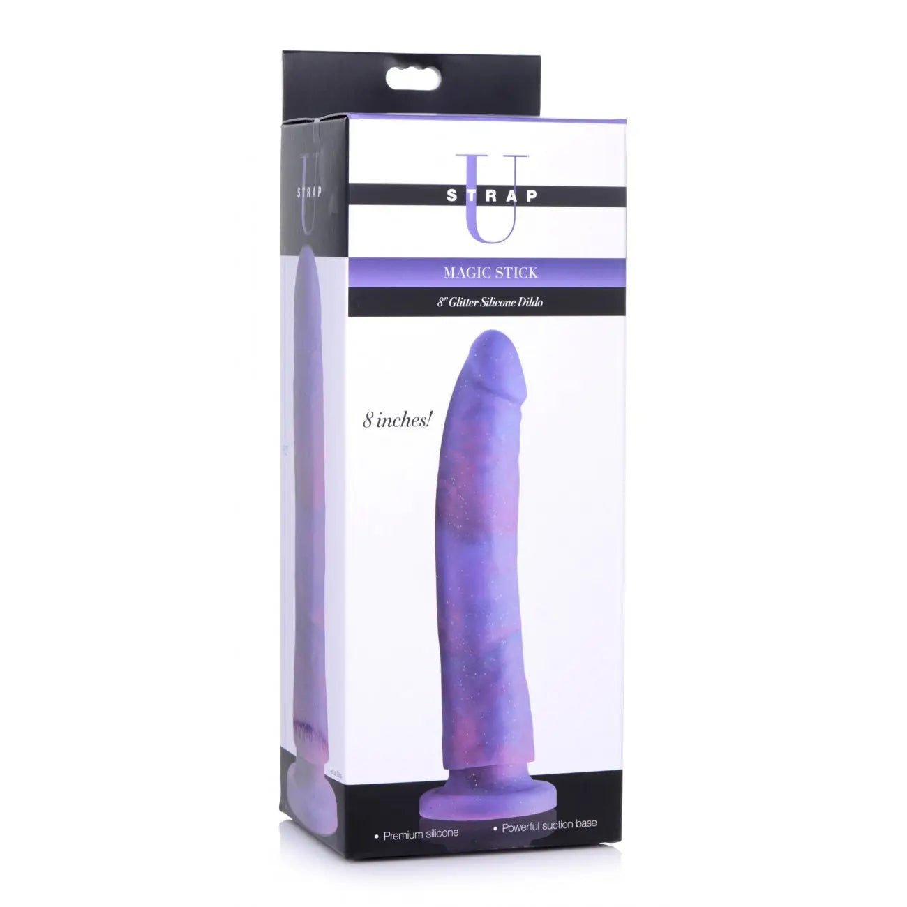 Strap U® Magic Stick Glitter Silicone Dildo
