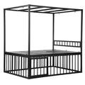 XR Brands® Master Series Bondage Bed with Cage – Heavy-Duty BDSM Furniture
