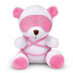 XR Brands® Master Series Brat Bondage Bear – BDSM Plush Teddy with Shibari Rope & Bedazzled Blindfold