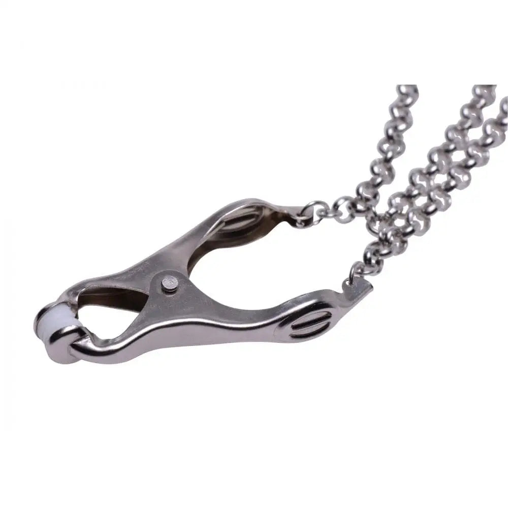 XR Brands® Master Series® Affix Triple Chain Nipple Clamps - Rolik®