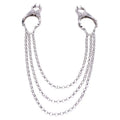 XR Brands® Master Series® Affix Triple Chain Nipple Clamps - Rolik®