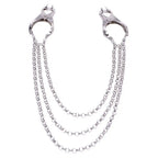 XR Brands® Master Series® Affix Triple Chain Nipple Clamps - Rolik®