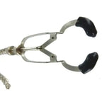 XR Brands® Master Series® Bauhaus Precision Nipple Vice - Silver - Clamps