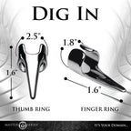 XR Brands® Master Series® Clawed 5-Piece Sensation Play Ring Set - Rolik®