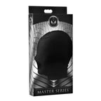 Master Series® Disguise Open Mouth Hood with Padded Blindfold - Black