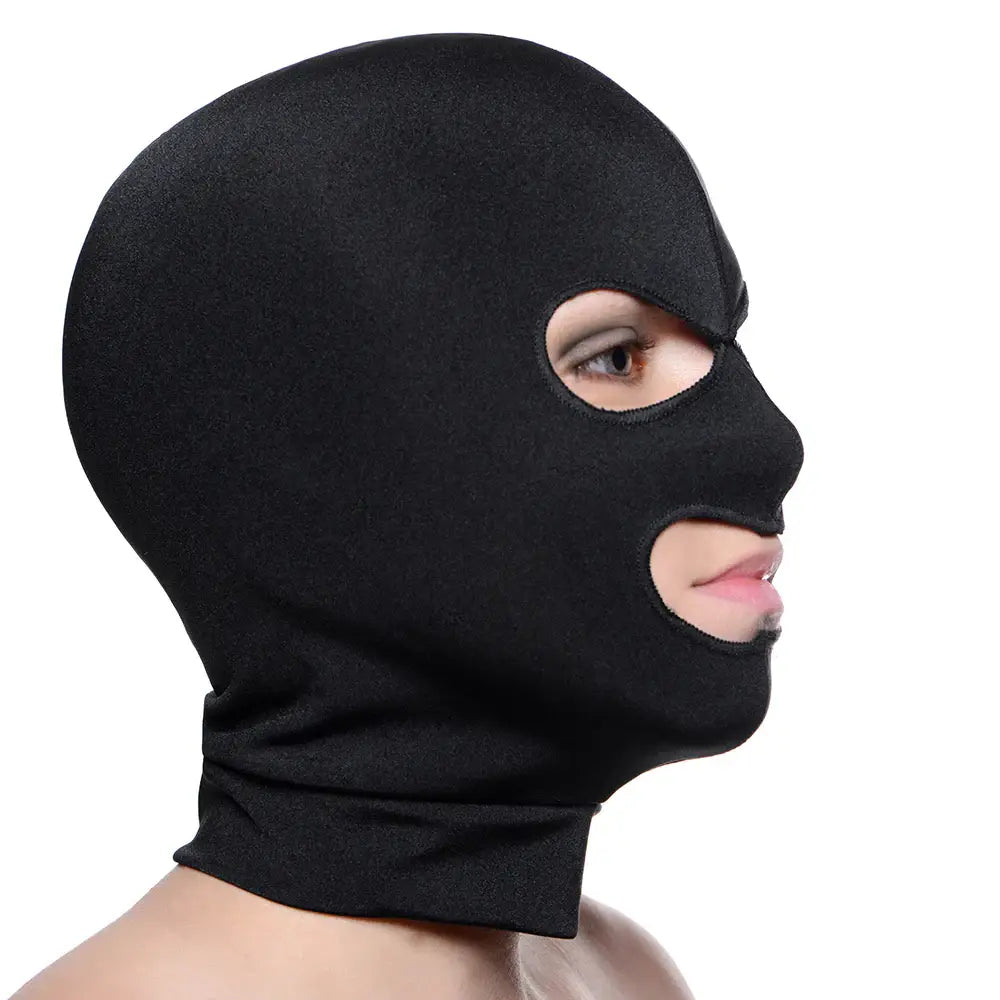 Master Series® Facade Hood with Eye and Mouth Holes - Black