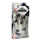 Master Series® Heart Padlock Nipple Clamps